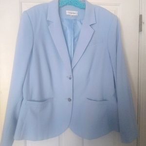 Calvin Klein ice blue blazer jacket